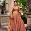 LNB 1440 Rust Fendi Sequins Work & Embroidery Work Lehenga Choli in . Introductory Price ₹2999. Delivery 4-6 Working Days. Shop now. | Lehenga, Bollywood Lehenga, Creative Lehenga, Designer Lehenga, Embroidered Lehenga, Party Wear Lehenga
