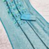 MB 96 Sky Blue Color Khaddi Pashmina with Zari Work & Lace Work Saree . Now at just ₹1999. Delivery 4-6 Working Days. Shop now. | Sarees, Bollywood Sarees, Creative Sarees, Designer Sarees, Embroidered Sarees, Ethnic Saree, Modern Digital sarees, Party Wear Sarees