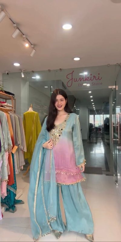 LG 2008 Sky Blue Printed Crape Silk with Mirror Work & Embroidery Work Salwar Suit . Affordable Price ₹1949. Delivery 4-6 Working Days. Shop now. | Jump Suits, Tops & Bottoms, Track Suits, Salwar suit, Casual Suits, Creative suits, Designer Suits, Palazzo Suits, Party Wear Suits, Patiala Suits, Straight Suits, Trendy Wear