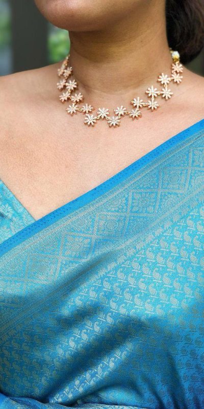 KP 4049 Sky Blue Sky Soft Lichi Silk Saree With Lace Work & Lace Border. Exclusive Offer ₹1349. Delivery 4-6 Working Days. Shop now. | Sarees, Bollywood Sarees, Creative Sarees, Designer Sarees, Embroidered Sarees, Ethnic Saree, Modern Digital sarees, Party Wear Sarees