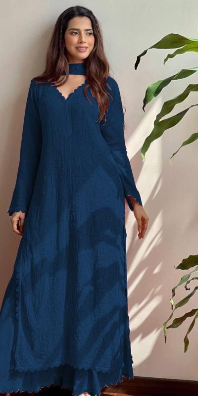 BE 170 Teal Color Georgette Thread Embroidery Salwar Suit Wedding, Party, Festive events, etc.  Expected Delivery  4-6 Working Days @1999/- | Salwar suit, Casual Suits, Creative suits, Designer Suits, Palazzo Suits, Party Wear Suits, Patiala Suits, Straight Suits