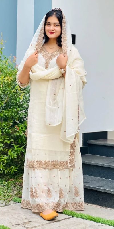 SR 1666 White Crunchy Silk with Embroidery Work & Lace Work Salwar Suit. Now at just ₹2099. Delivery 4-6 Working Days. Shop now. | Jump Suits, Salwar suit, Casual Suits, Creative suits, Designer Suits, Palazzo Suits, Party Wear Suits, Patiala Suits, Straight Suits