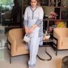 White French Crap With Digital Print Salwar Suit