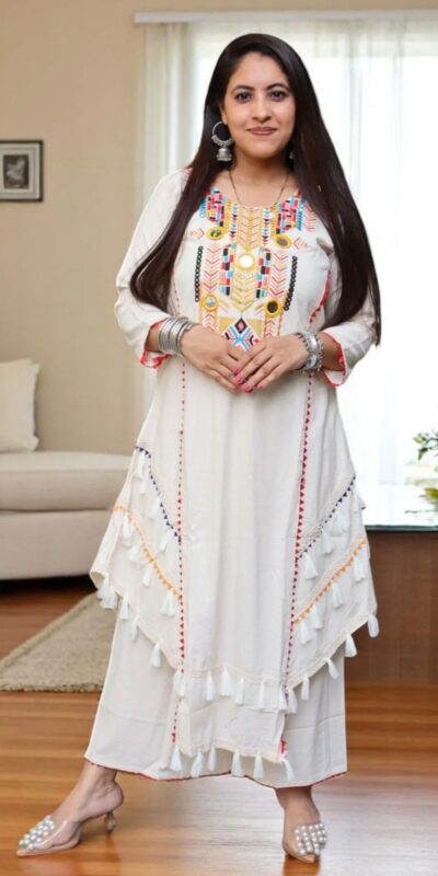 NSR 867 White Khadi Cottan with Mirror Work & Embroidery Work Salwar Suit . Get it for ₹1949. Delivery 4-6 Working Days. Shop now. | Jump Suits, Tops & Bottoms, Track Suits, Salwar suit, Casual Suits, Creative suits, Designer Suits, Palazzo Suits, Party Wear Suits, Patiala Suits, Straight Suits, Trendy Wear