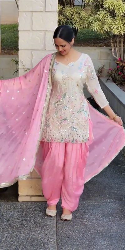 BE 403 White in Vichitra Silk Embroidery Work & Mirror Work Salwar Suit . Introductory Price ₹2099. Delivery 4-6 Working Days. Shop now. | Jump Suits, Salwar suit, Casual Suits, Creative suits, Designer Suits, Palazzo Suits, Party Wear Suits, Patiala Suits, Straight Suits