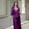 BE 349 Wine Color Air Chinon Sequence Embroidered Work Salwar Suit Casual, Wedding, Festive, Events . Expected Delivery  4-6 Working Days @1999/- only      | Jump Suits, Salwar suit, Casual Suits, Creative suits, Designer Suits, Palazzo Suits, Party Wear Suits, Patiala Suits, Straight Suits