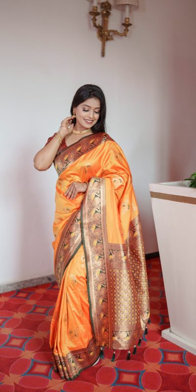 MB Paithani-3 Yellow in Pethani Silk Zari Work & Lace Work Saree . Grab it for ₹2199. Delivery 4-6 Working Days. Shop now. | Sarees, Bollywood Sarees, Creative Sarees, Designer Sarees, Embroidered Sarees, Ethnic Saree, Modern Digital sarees, Party Wear Sarees