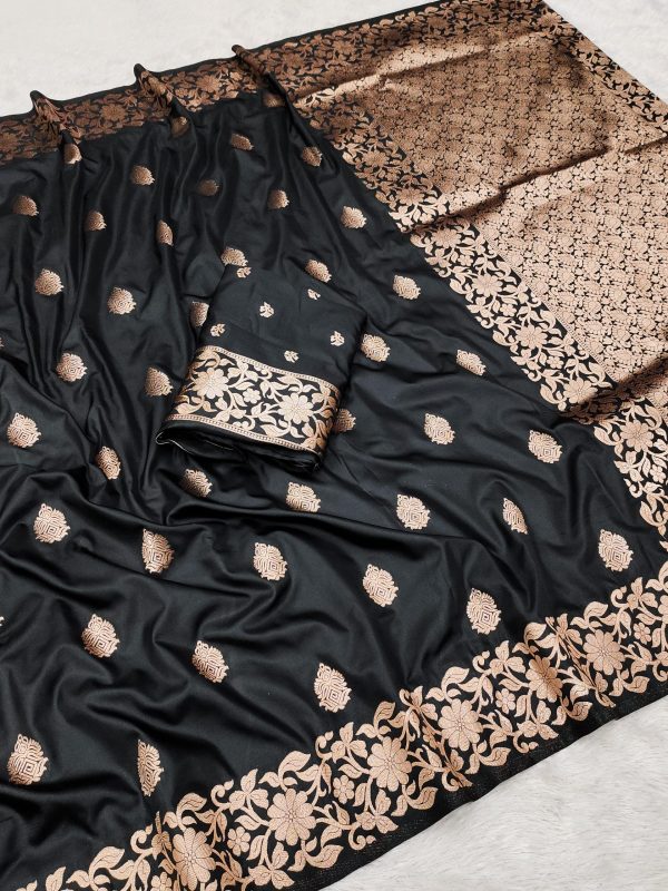 MB 1133 Black in Banarasi Silk Lace Work & Zari Work Saree . Introductory Price ₹1849. Delivery 4-6 Working Days. Shop now. | Sarees, Bollywood Sarees, Creative Sarees, Designer Sarees, Embroidered Sarees, Ethnic Saree, Modern Digital sarees, Party Wear Sarees