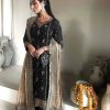 LG 1923 Black Color Faux Georgette With Sequence Handmade Moti Work Salwar Suit Casual, Wedding, Party, Festive, Events Etc.4-6 Working Days@ 2149/-only | Jump Suits, Salwar suit, Casual Suits, Creative suits, Designer Suits, Palazzo Suits, Party Wear Suits, Patiala Suits, Straight Suits