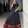 LNB 1904 Black Color Pure Chanderi with Zari Work Lehenga Choli . Affordable Price ₹1999. Delivery 4-6 Working Days. Shop now. | Lehenga, Bollywood Lehenga, Creative Lehenga, Designer Lehenga, Embroidered Lehenga, Party Wear Lehenga