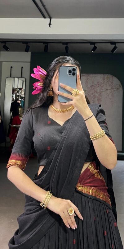 LNB 1904 Black Color Pure Chanderi with Zari Work Lehenga Choli . Affordable Price ₹1999. Delivery 4-6 Working Days. Shop now. | Lehenga, Bollywood Lehenga, Creative Lehenga, Designer Lehenga, Embroidered Lehenga, Party Wear Lehenga