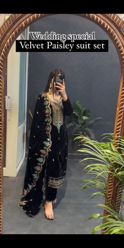 VLM 229 Black Viscose Velvet Salwar Suit Perfect for Wedding, Party, Cultural Events, Sangeet, Baby Shower – . Best Price ₹2149. Delivery 4-6 Working | Jump Suits, Tops & Bottoms, Track Suits, Salwar suit, Casual Suits, Creative suits, Designer Suits, Palazzo Suits, Party Wear Suits, Patiala Suits, Straight Suits, Trendy Wear