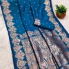 MB 142 Blue Banarasi Silk with Zari Work & Lace Work Saree . Affordable Price ₹1899. Delivery 4-6 Working Days. Shop now. | Sarees, Bollywood Sarees, Creative Sarees, Designer Sarees, Embroidered Sarees, Ethnic Saree, Modern Digital sarees, Party Wear Sarees