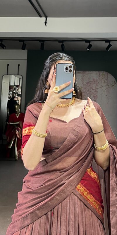 LNB 1904 Brown Color Pure Chanderi with Zari Work Lehenga Choli . Affordable Price ₹1999. Delivery 4-6 Working Days. Shop now. | Lehenga, Bollywood Lehenga, Creative Lehenga, Designer Lehenga, Embroidered Lehenga, Party Wear Lehenga