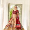 LNB 1017 Cream Dola Silk Lehenga Choli. Perfect for Wedding, Party, Pooja, Reception, Bridal Wear – Available at ₹1899 only. Delivery 4-6 Working Day | Lehenga, Bollywood Lehenga, Creative Lehenga, Designer Lehenga, Embroidered Lehenga, Party Wear Lehenga