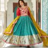 Ram 104 Firozi mono silk Lehenga Choli Perfect for Wedding, Party, Anniversary, Onam, Ethnic Day – . Festive Deal ₹3149. Delivery 4-6 Working Days. | Lehenga, Bollywood Lehenga, Creative Lehenga, Designer Lehenga, Embroidered Lehenga, Party Wear Lehenga