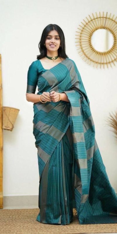 KPR 152 Firozi Soft Lichi Silk Saree with Lace Work & Lace Border. Available at ₹1249 only. Delivery 4-6 Working Days. Shop now. | Sarees, Bollywood Sarees, Creative Sarees, Designer Sarees, Embroidered Sarees, Ethnic Saree, Modern Digital sarees, Party Wear Sarees