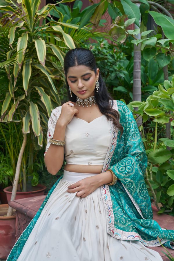 Ram 145 Firozi Color Tissue Silk Lehenga Choli with Embroidery Work. Get it for ₹2599. Delivery 4-6 Working Days. Shop now. | Lehenga, Bollywood Lehenga, Creative Lehenga, Designer Lehenga, Embroidered Lehenga, Party Wear Lehenga
