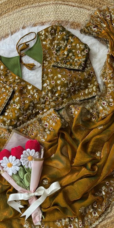 AC MISTY Gold in Fandy Chiffon Embroidery Work & Sequins Work Saree . Available at ₹1999 only. Delivery 4-6 Working Days. Shop now. | Sarees, Bollywood Sarees, Creative Sarees, Designer Sarees, Embroidered Sarees, Ethnic Saree, Modern Digital sarees, Party Wear Sarees