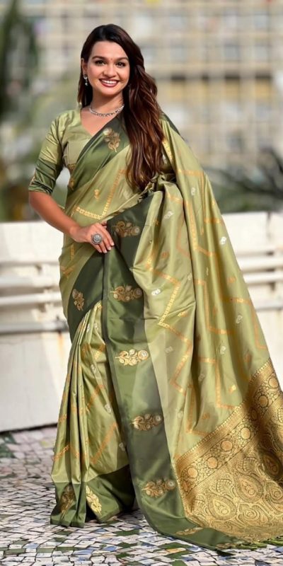MS 543 Green Color Banarasi Silk Saree with Zari Work. Wedding, Party, Festive, Events, Available at ₹1649 only. Delivery 4-6 Working Days. Shop now. | Sarees, Bollywood Sarees, Creative Sarees, Designer Sarees, Embroidered Sarees, Ethnic Saree, Modern Digital sarees, Party Wear Sarees