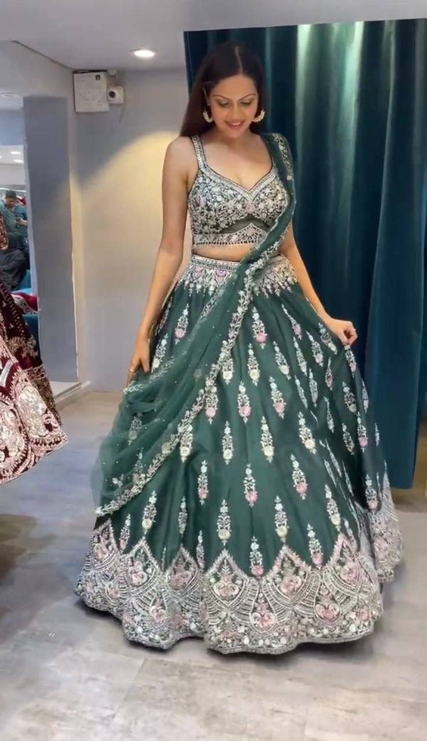LNB 1451 Lavender Chocolate Crush with Embroidery Work & Sequins Work Lehenga Choli . Get it for ₹3499. Delivery 4-6 Working Days. Shop now. | Lehenga, Bollywood Lehenga, Creative Lehenga, Designer Lehenga, Embroidered Lehenga, Party Wear Lehenga