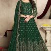  FC 94001 Green Color Georgette Multi Thread Zari Stich Anarkali Suit Wedding, Party, Festive events, etc. Expected Delivery  4-6 Working Days @2149/- | Anarkali Suits, Bollywood Anarkali, Creative-Anarkali, Designer Anarkali, Embroidered Anarkali, Party Wear Anarkali