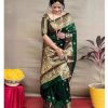 KP 6041 Green in Soft Lichi Silk Lace Work & Lace Border Saree . Introductory Price ₹1299. Delivery 4-6 Working Days. Shop now. | Sarees, Bollywood Sarees, Creative Sarees, Designer Sarees, Embroidered Sarees, Ethnic Saree, Modern Digital sarees, Party Wear Sarees