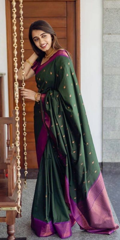 KP 5008 Green in Soft Lichi Silk Lace Work & Lace Border Saree Available at ₹1449 only. Delivery 4-6 Working Days. Shop now. | Sarees, Bollywood Sarees, Creative Sarees, Designer Sarees, Embroidered Sarees, Ethnic Saree, Modern Digital sarees, Party Wear Sarees