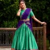 LNB 2028 Green Embroidery Work & Zari Work Lehenga Choli in Cream Poly Cotton. Available at ₹1999 only. Delivery 4-6 Working Days. Shop now. | Lehenga, Bollywood Lehenga, Creative Lehenga, Designer Lehenga, Embroidered Lehenga, Party Wear Lehenga