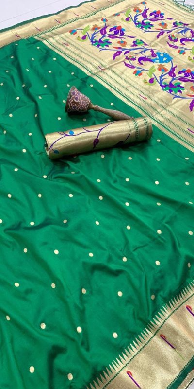 MS 530 Green Pure Banarasi Silk Saree. Perfect for Wedding, Party, Family Gatherings, Ethnic Day, Eid – Affordable Price ₹1649. Delivery 4-6 Working Days | Sarees, Bollywood Sarees, Creative Sarees, Designer Sarees, Embroidered Sarees, Ethnic Saree, Modern Digital sarees, Party Wear Sarees