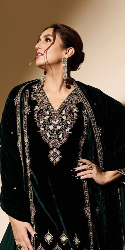 KF 1660 Green Color Viscose Velvet With Embroidery Work Salwar Suit . Best Price ₹2149. Delivery 4-6 Working Days. Shop now. | Jump Suits, Salwar suit, Casual Suits, Creative suits, Designer Suits, Palazzo Suits, Party Wear Suits, Patiala Suits, Straight Suits