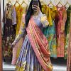 PC 539 Lavender Color Cotton Lehenga Choli with Kalamkari Print. Exclusive Offer ₹2049. Delivery 4-6 Working Days. Shop now. | Lehenga, Bollywood Lehenga, Creative Lehenga, Designer Lehenga, Embroidered Lehenga, Party Wear Lehenga