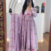 PC 528 Lavender Fox Georgette Gown Perfect for Wedding, Party, Baby Shower, Lohri, Pongal – . Available at ₹2049 only. Delivery 4-6 Working Days. Shop n | Jump Suits, Salwar suit, Casual Suits, Creative suits, Designer Suits, Palazzo Suits, Party Wear Suits, Patiala Suits, Straight Suits