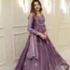 LG 2006 Lavender Georgette Gown Perfect for Wedding, Party, Engagement, Diwali, Sangeet . Exclusive Offer ₹1999. Delivery 4-6 Working Days. Shop now. | Gowns, Bollywood Gowns, Creative Gowns, Designer Gowns, Embroidered Gowns, Party Wear Gowns