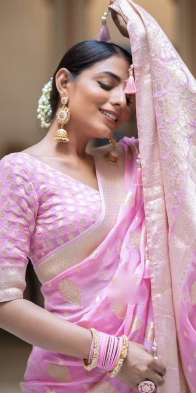 KPR 190 Lavender Soft Lichi Silk Jacquard Work Saree with Designer Work Wedding, Party, Festive, Events, Deal ₹1399. Delivery 4-6 Working Days. Shop now. | Sarees, Bollywood Sarees, Creative Sarees, Designer Sarees, Embroidered Sarees, Ethnic Saree, Modern Digital sarees, Party Wear Sarees