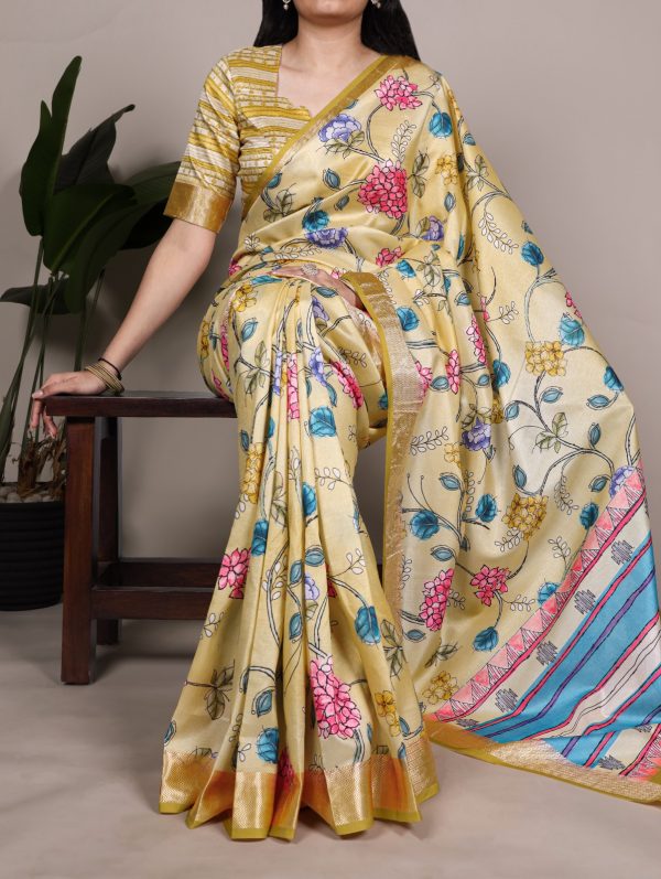 YNF 7057 Lemon Tasar Silk With Viscose Border with Lace Work & Lace Border Saree. Available at ₹1699 only. Delivery 4-6 Working Days. Shop now. | Sarees, Bollywood Sarees, Creative Sarees, Designer Sarees, Embroidered Sarees, Ethnic Saree, Modern Digital sarees, Party Wear Sarees