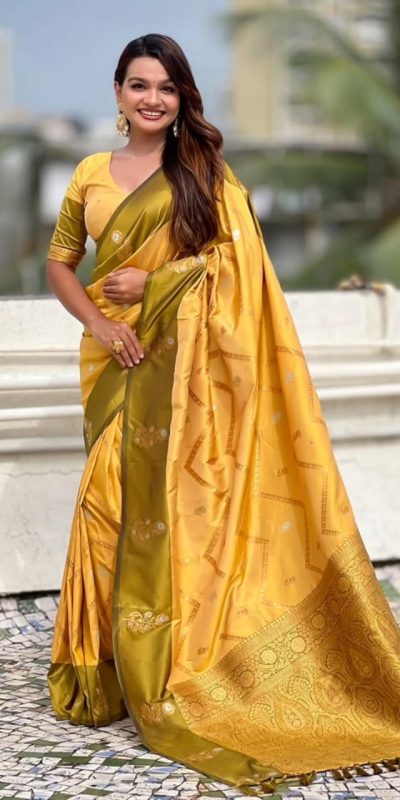 MS 543 Mahendi Color Banarasi Silk Saree with Zari Work. Wedding, Party, Festive, Events, Available at ₹1649 only. Delivery 4-6 Working Days. Shop now. | Sarees, Bollywood Sarees, Creative Sarees, Designer Sarees, Embroidered Sarees, Ethnic Saree, Modern Digital sarees, Party Wear Sarees