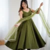KB 285 Mahendi in Roman Silk Chanderi Mirror Work & Lace Work Gown . Best Price ₹1929. Delivery 4-6 Working Days. Shop now. | Jump Suits, Salwar suit, Casual Suits, Creative suits, Designer Suits, Palazzo Suits, Party Wear Suits, Patiala Suits, Straight Suits