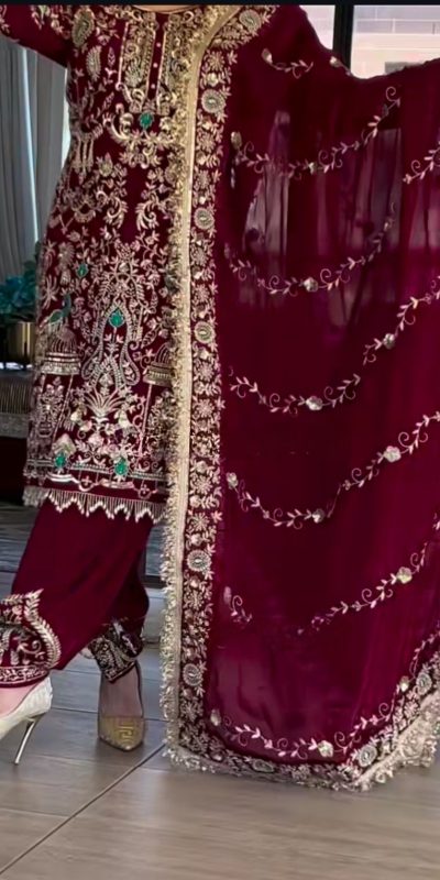 NF 1239 Maroon Natural Crep Salwar Suit Perfect for Wedding, Party, Haldi, Festival Celebrations, Housewarming – . Get it for ₹2449. Delivery 4-6 Wor | Jump Suits, Salwar suit, Casual Suits, Creative suits, Designer Suits, Palazzo Suits, Party Wear Suits, Patiala Suits, Straight Suits