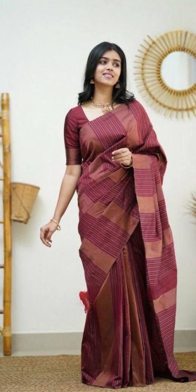 KPR 152 Maroon Soft Lichi Silk Saree with Lace Work & Lace Border. Available at ₹1249 only. Delivery 4-6 Working Days. Shop now. | Sarees, Bollywood Sarees, Creative Sarees, Designer Sarees, Embroidered Sarees, Ethnic Saree, Modern Digital sarees, Party Wear Sarees