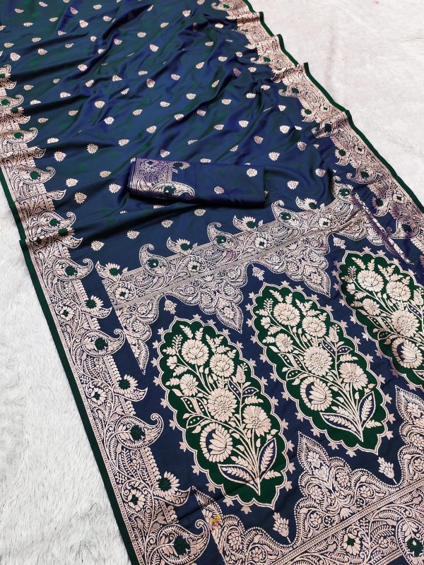 MB 43 Navy Blue Color Banarasi silk Saree with Lace Work & Zari Work. Wedding, Party, Festive Grab it for ₹1899. Delivery 4-6 Working Days. Shop now. | Sarees, Bollywood Sarees, Creative Sarees, Designer Sarees, Embroidered Sarees, Ethnic Saree, Modern Digital sarees, Party Wear Sarees