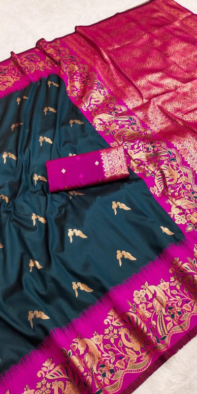 MB 3308 Navy Blue Banarasi Silk Saree Perfect for Wedding, Party, Holi, Reception, Raksha Bandhan – . Special Price ₹1999. Delivery 4-6 Working Days. Shop n | Sarees, Bollywood Sarees, Creative Sarees, Designer Sarees, Embroidered Sarees, Ethnic Saree, Modern Digital sarees, Party Wear Sarees