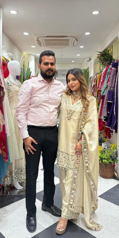 LG 2019 Off White Georgette with Embroidery Work & Mirror Work Salwar Suit . Available at ₹2149 only. Delivery 4-6 Working Days. Shop now. | Jump Suits, Salwar suit, Casual Suits, Creative suits, Designer Suits, Palazzo Suits, Party Wear Suits, Patiala Suits, Straight Suits