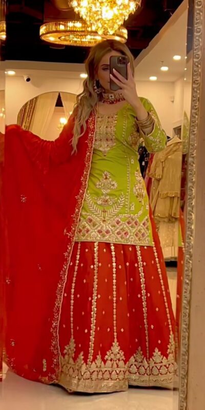 ND 5049 Parrot Green Chinon Silk with Lace Work & Embroidery Work Salwar Suit . Available at ₹2449 only. Delivery 4-6 Working Days. Shop now. | Jump Suits, Salwar suit, Casual Suits, Creative suits, Designer Suits, Palazzo Suits, Party Wear Suits, Patiala Suits, Straight Suits