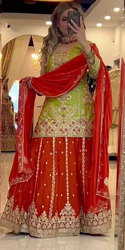 ND 5049 Parrot Green Chinon Silk with Lace Work & Embroidery Work Salwar Suit . Available at ₹2449 only. Delivery 4-6 Working Days. Shop now. | Jump Suits, Salwar suit, Casual Suits, Creative suits, Designer Suits, Palazzo Suits, Party Wear Suits, Patiala Suits, Straight Suits