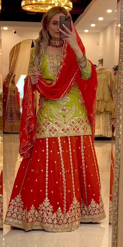 ND 5049 Parrot Green Chinon Silk with Lace Work & Embroidery Work Salwar Suit . Available at ₹2449 only. Delivery 4-6 Working Days. Shop now. | Jump Suits, Salwar suit, Casual Suits, Creative suits, Designer Suits, Palazzo Suits, Party Wear Suits, Patiala Suits, Straight Suits