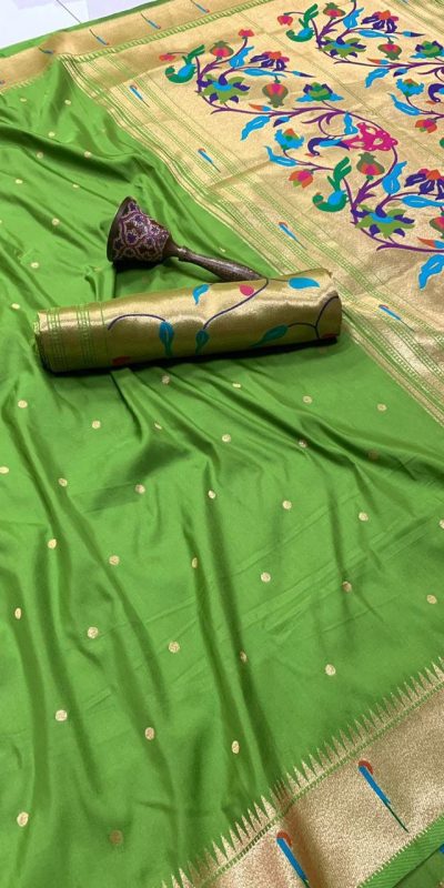 MS 530 Parrot Pure Banarasi Silk Saree. Perfect for Wedding, Party, Family Gatherings, Ethnic Day, Eid – Affordable Price ₹1649. Delivery 4-6 Working Days | Sarees, Bollywood Sarees, Creative Sarees, Designer Sarees, Embroidered Sarees, Ethnic Saree, Modern Digital sarees, Party Wear Sarees