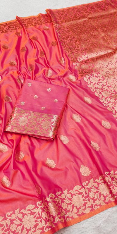 MB 1133 Peach in Banarasi Silk Lace Work & Zari Work Saree . Introductory Price ₹1849. Delivery 4-6 Working Days. Shop now. | Sarees, Bollywood Sarees, Creative Sarees, Designer Sarees, Embroidered Sarees, Ethnic Saree, Modern Digital sarees, Party Wear Sarees