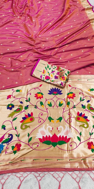 MB 149 Peach Silk Saree with Zari Work & Lace Work. Wedding, Party, Festive, Events, Grab it for ₹2549. Delivery 4-6 Working Days. Shop now. | Sarees, Bollywood Sarees, Creative Sarees, Designer Sarees, Embroidered Sarees, Ethnic Saree, Modern Digital sarees, Party Wear Sarees