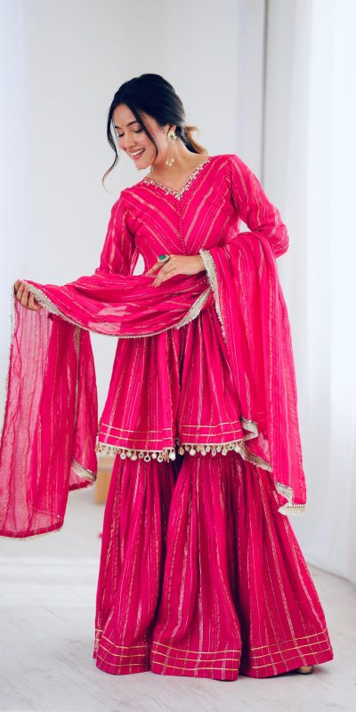 SRK 5300 Pink Mal Chanderi With Lace Work & Mirror Work Salwar Suit . Get it for ₹2099. Delivery 4-6 Working Days. Shop now. | Jump Suits, Tops & Bottoms, Track Suits, Salwar suit, Casual Suits, Creative suits, Designer Suits, Palazzo Suits, Party Wear Suits, Patiala Suits, Straight Suits, Trendy Wear